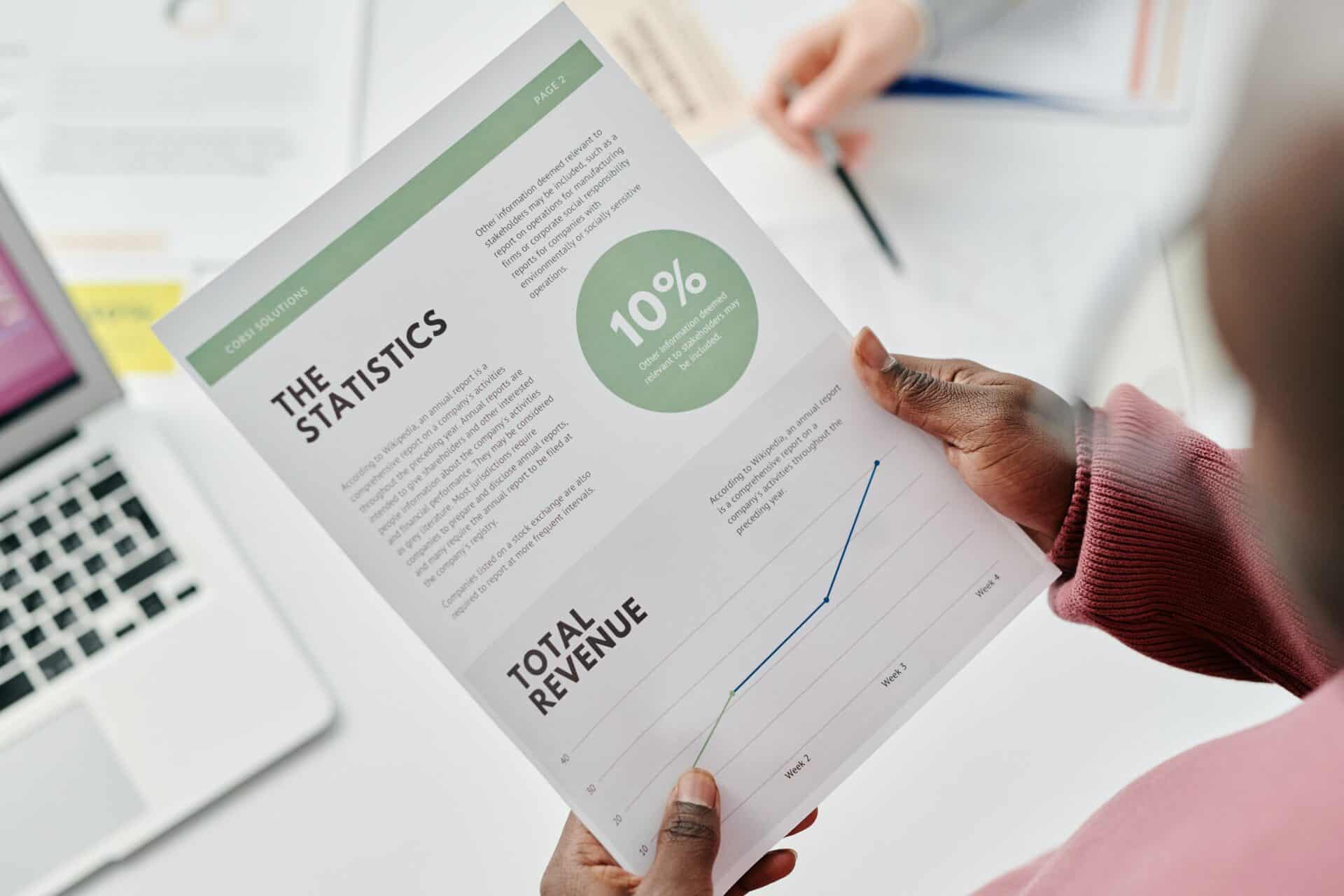 Doctor reading basic SEO report