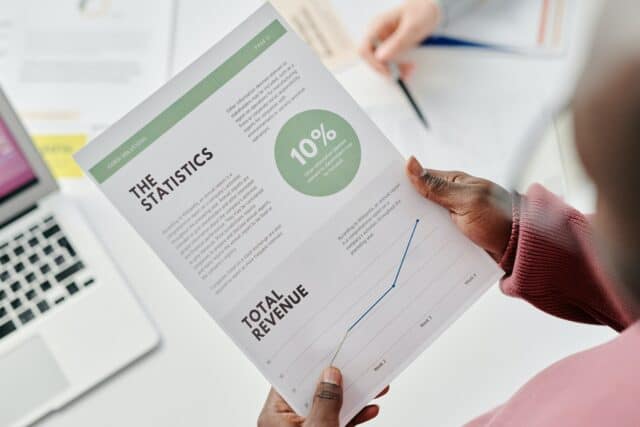 Doctor reading basic SEO report